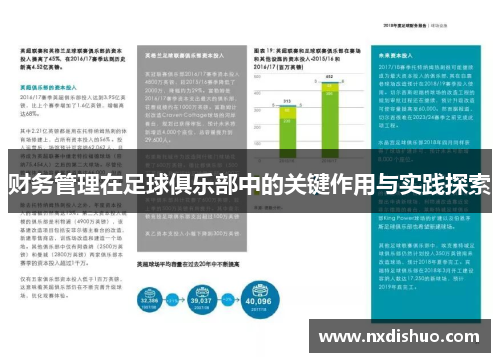 财务管理在足球俱乐部中的关键作用与实践探索