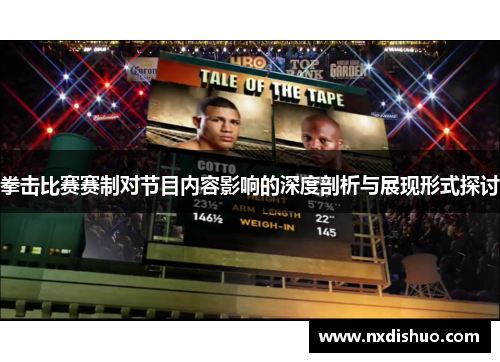拳击比赛赛制对节目内容影响的深度剖析与展现形式探讨